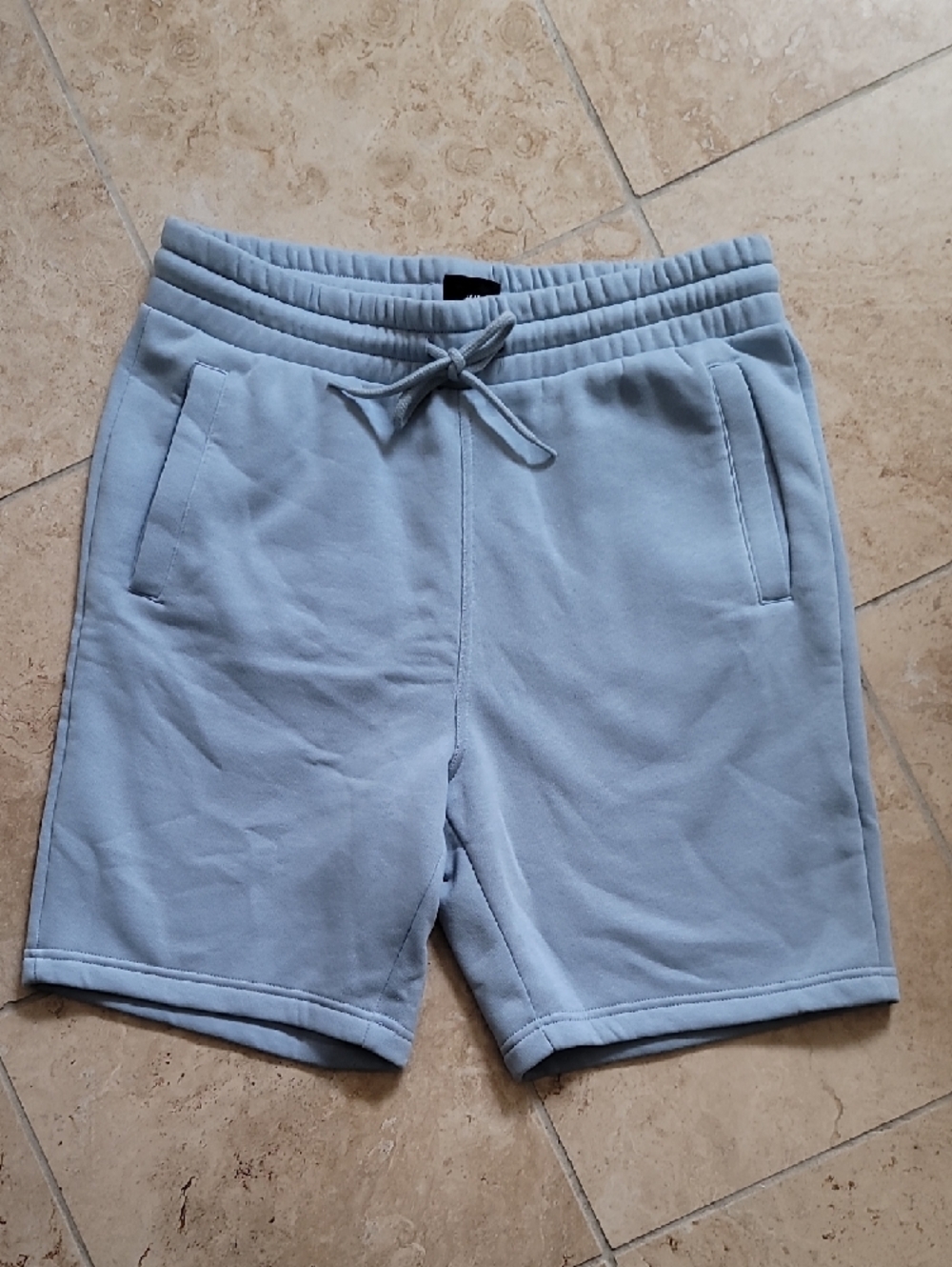 H&M Light Blue Athletic Drawstring Shorts - Picture 6 of 15